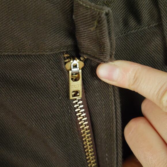 Vintage Wrangler Mens Pants Bootcut Western Rodeo Brown 70s 31 x 32 USA - Picture 5 of 11